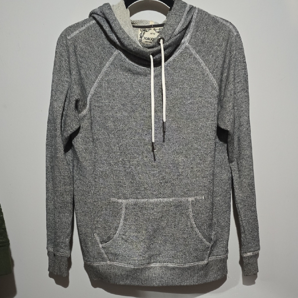 Jo&Co Jeans Hooded Crewneck Sweater